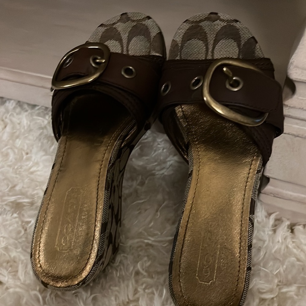 Coach wedges